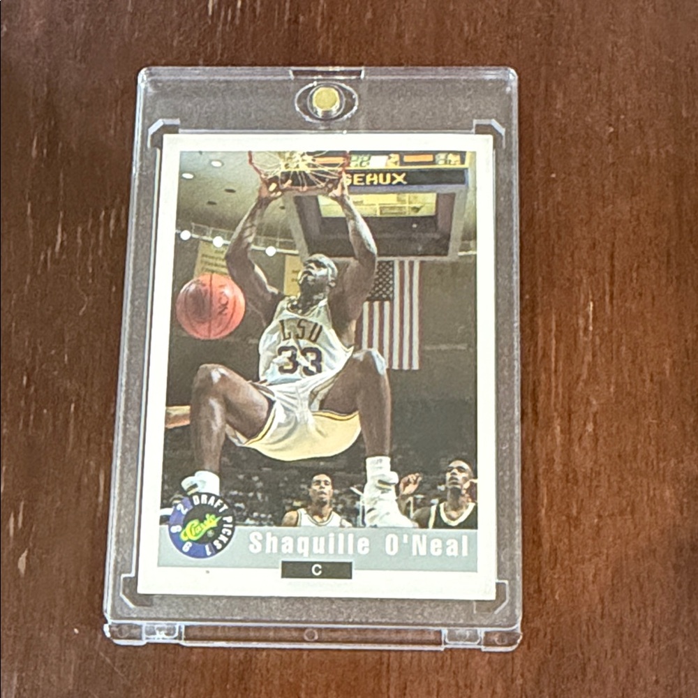 Shaquille O'Neal Basketball Card - 1992 DRAFT PICKS Rookie - Legend